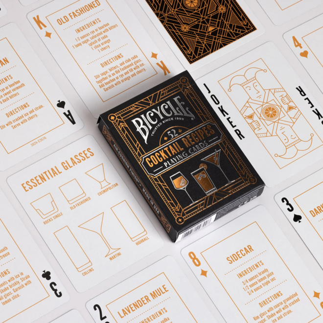 Bicycle Playing Cards - 52 Cocktail Recipes