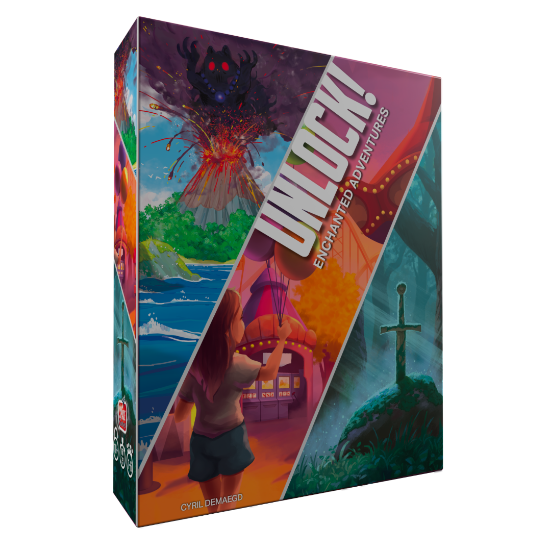 Space Cowboys Unlock! Miniabenteuer – Rote Maske – Kooperatives Flucht-Kartenspiel – Ab 10 Jahren – 1–6 Spieler – 30–45 Min – Spanische Version