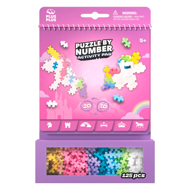 Plus Plus: Puzzle By Number Activity Pad - 125pc, Fairytale