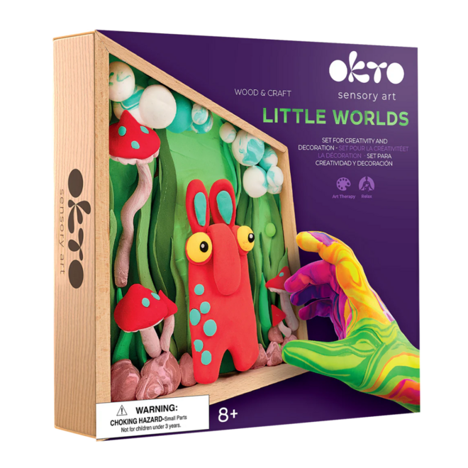 Okto Sensory Art - Wood & Craft: Little Worlds - Mommy Troll