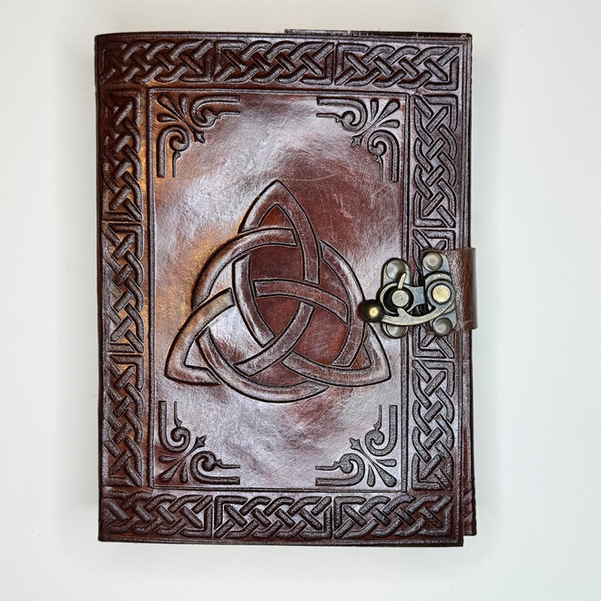 Leatherbound Journal - Triquetra