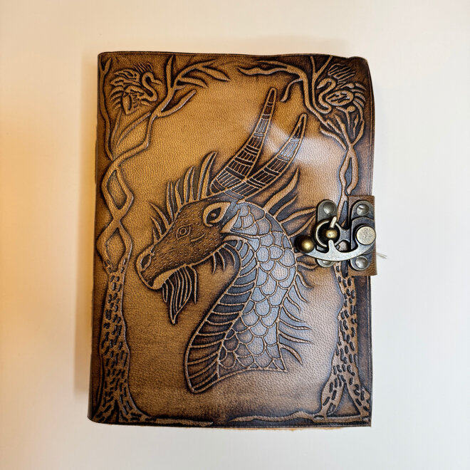 Leatherbound Journal - Dragon - 8x6"