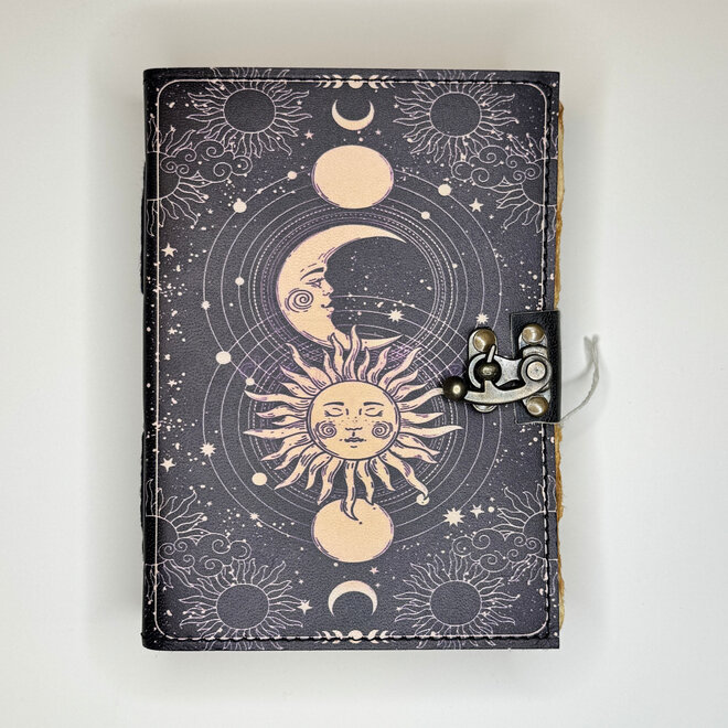 Antique Paper Journal - Moon Phases