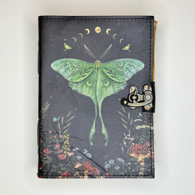 Antique Paper Journal - Luna Moth