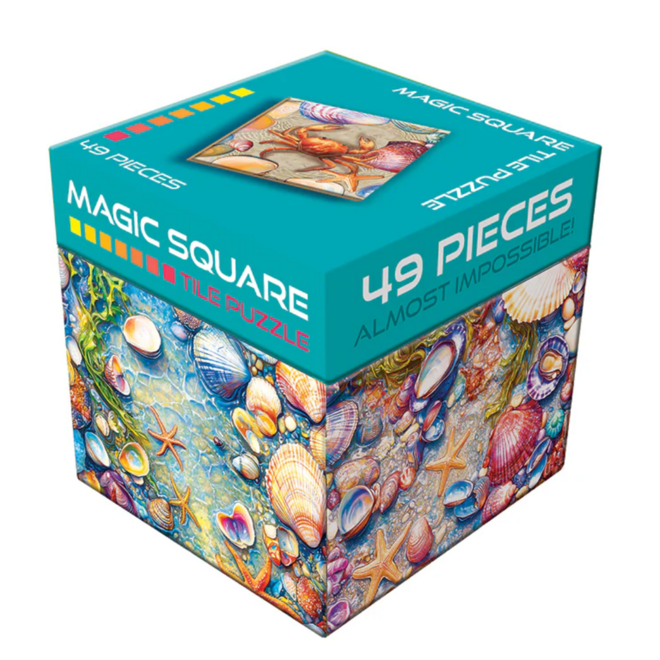 Magic Square Tile Puzzle, 49pc - Tidal Pool