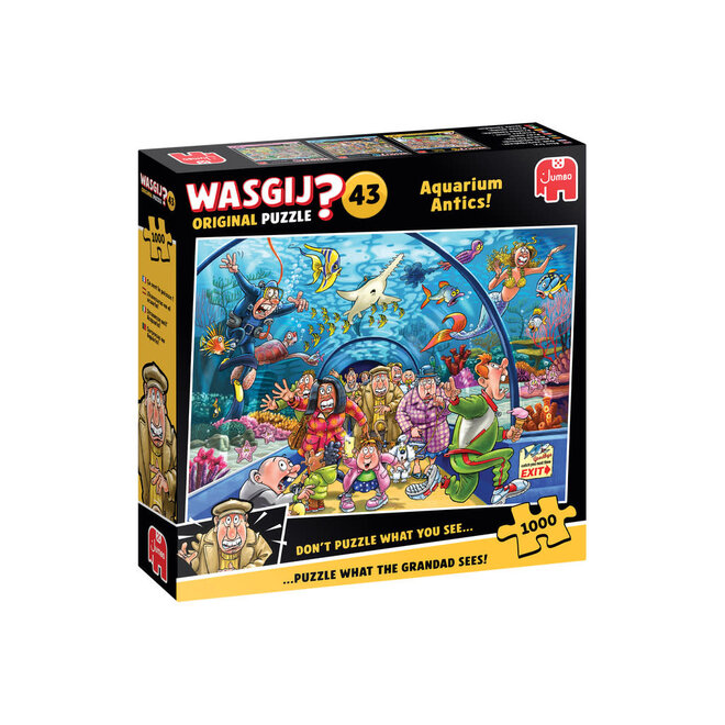 Wasgij Original: 1000pc Puzzle - 43 Aquarium Antics!