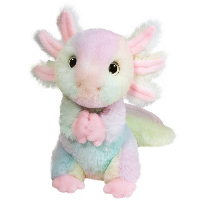 Douglas Cuddle Toy Plush - Gillie Axolotl, Mini Soft