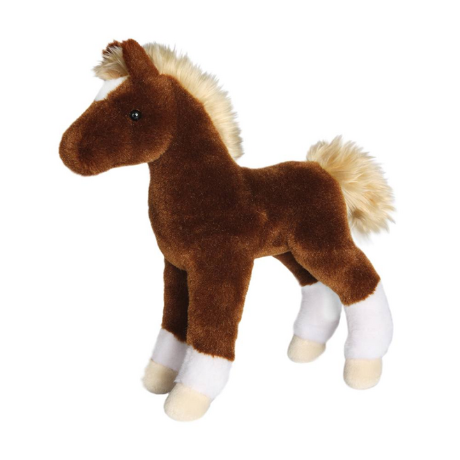 Douglas Cuddle Toy Plush - Teak Chestnut Foal