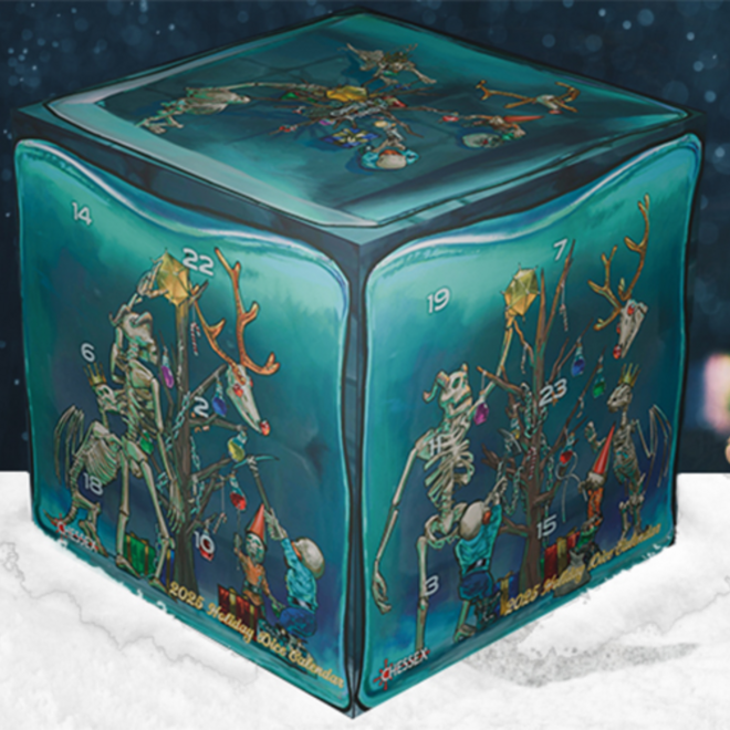 Chessex 2025 Holiday Dice Advent Calendar