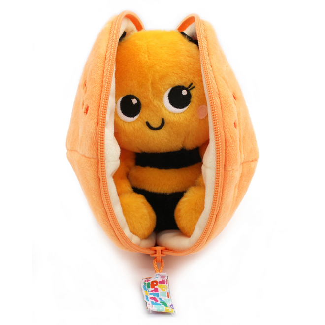 Flipetz Plush - Buzzet the Bee / Tangerine