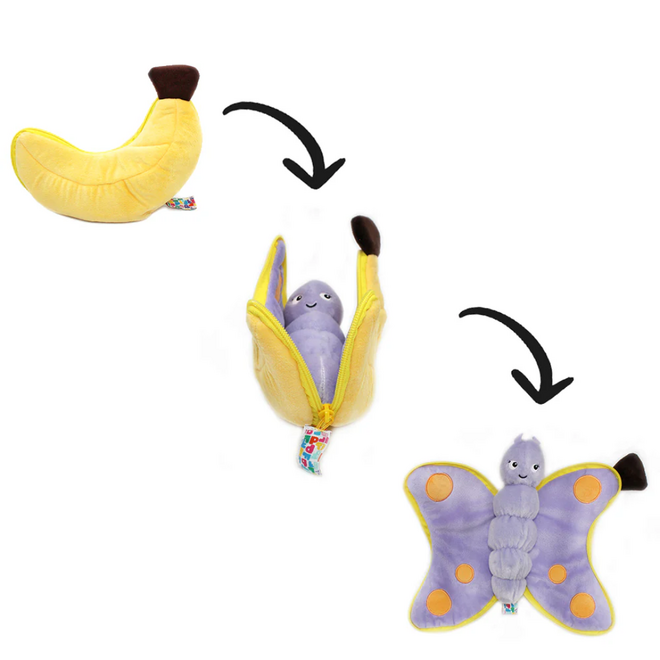 Flipetz Plush - Poppet the Butterfly / Banana