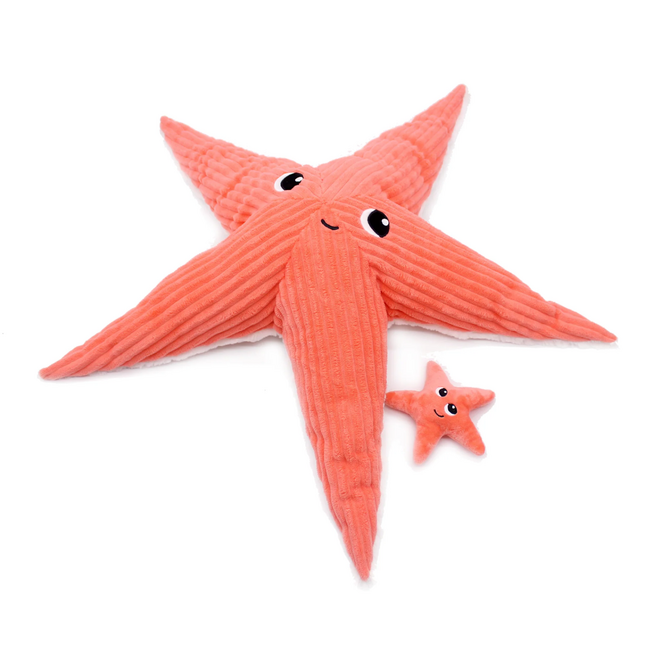 Les Ptipotos: Mom & Baby Plush - Wahou Star Fish, Coral