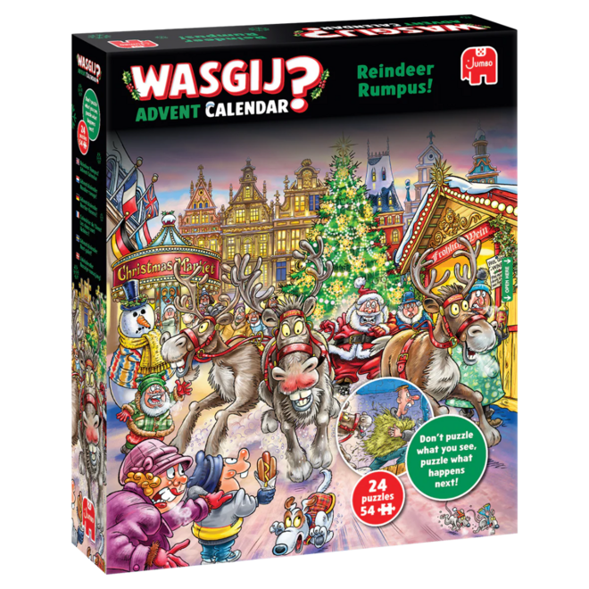 Wasgij? Advent Calendar: 24 Puzzles - Reindeer Rumpus!