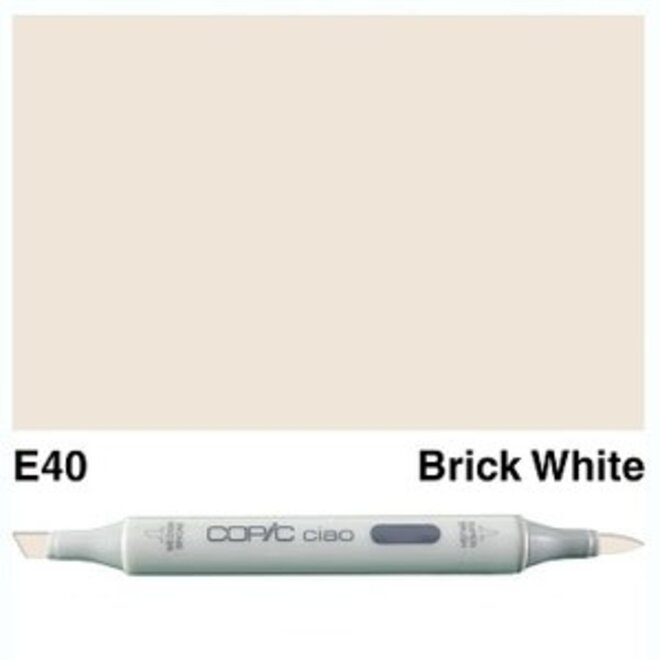 Ciao Mrkr Brick White
