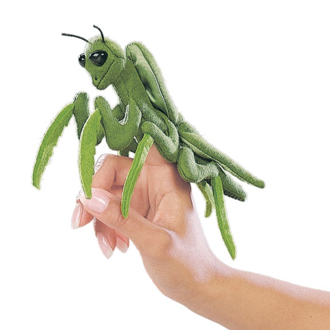 Folkmanis Finger Puppet - Mini Praying Mantis