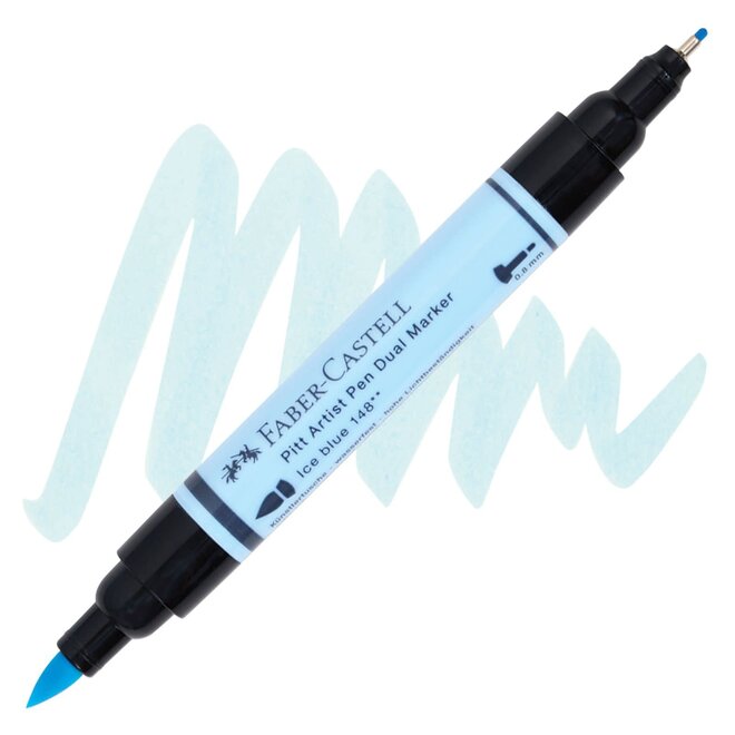 Faber Castell Pitt Artist Pen 148 Dual Marker Ice Blue