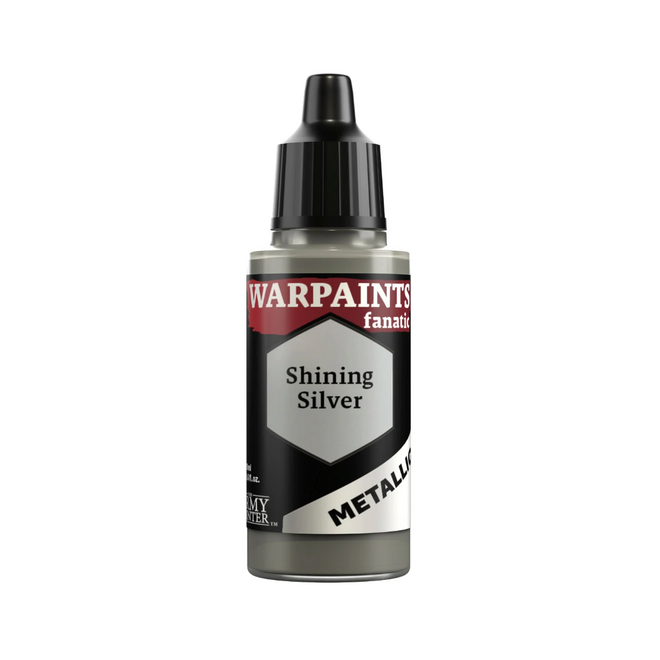 The Army Painter: Warpaints Fanatic: 18Ml Metallic: Shining Silver