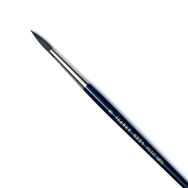 Isabey Series 6221: Pure Squirrel Watercolour Brush - Round 8