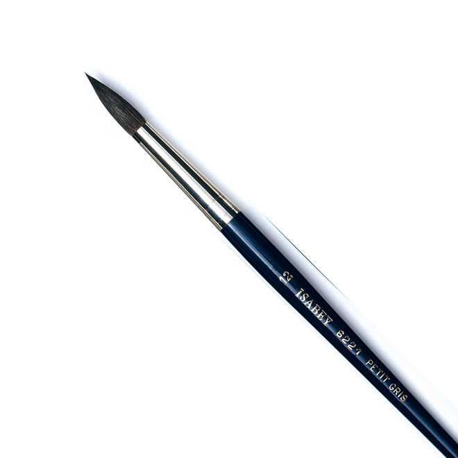 Isabey Series 6221: Pure Squirrel Watercolour Brush - Round 12