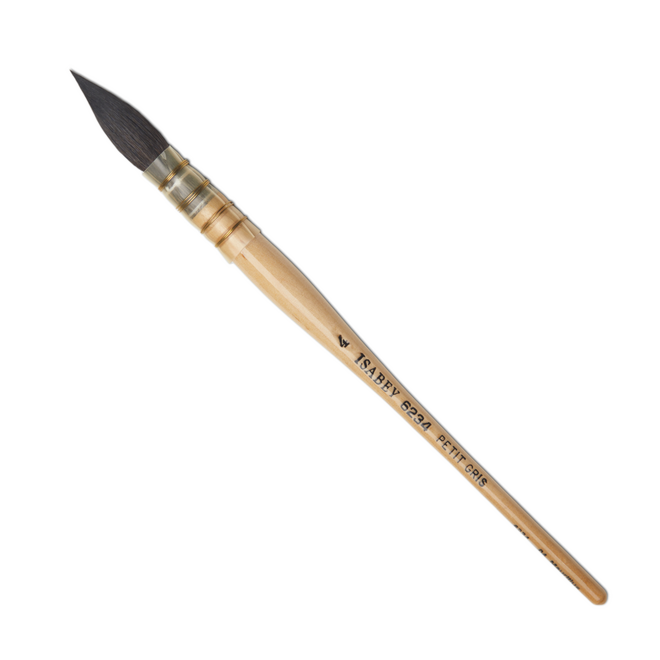 Isabey Series 6234: Pure Squirrel Lavis Watercolour Brush - Pointed Quill Mop 4