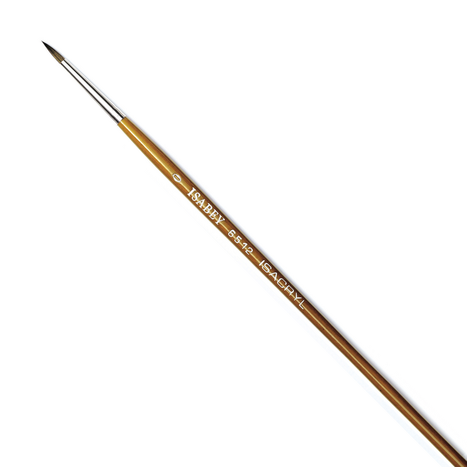 Isabey Isacryl Synthetic Bristle Acrylic Brush - Round 0