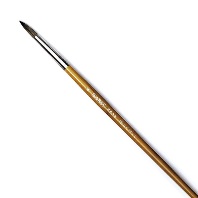 Isabey Isacryl Synthetic Bristle Acrylic Brush - Round 4