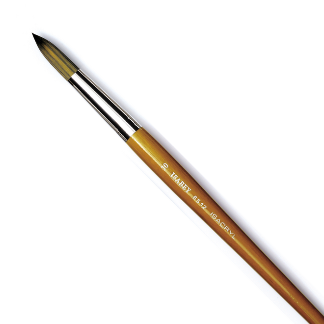 Isabey Isacryl Synthetic Bristle Acrylic Brush - Round 10