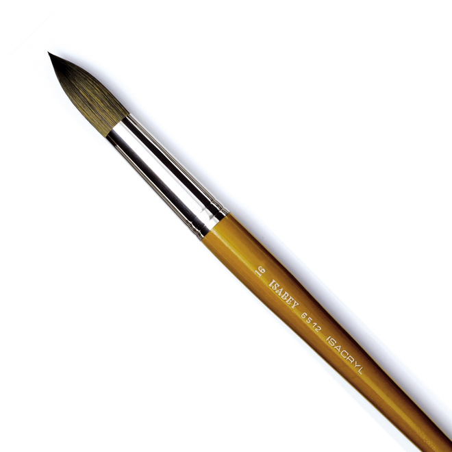 Isabey Isacryl Synthetic Bristle Acrylic Brush - Round 16