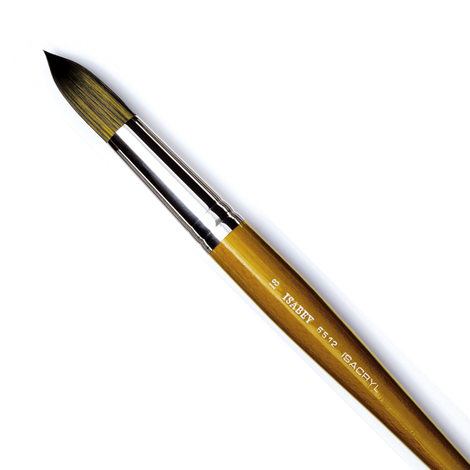 Isabey Isacryl Synthetic Bristle Acrylic Brush - Round 18