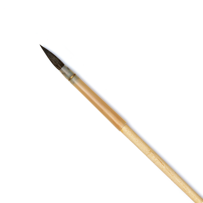 Isabey Porcelain Series 6732: Pure Squirrel Watercolour Brush - Short Quill 8