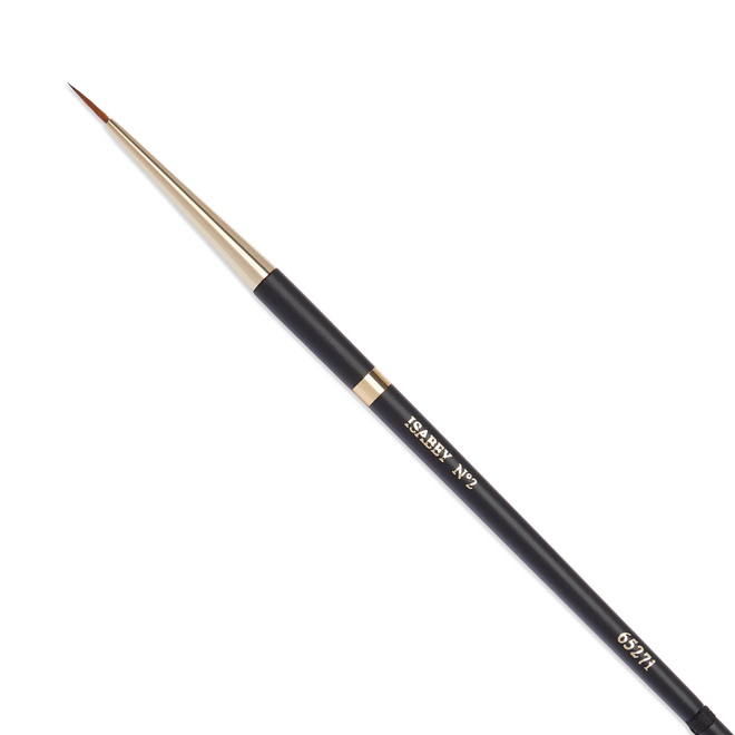 Isabey Isagold Series 6572i: Synthetic Kolinsky Watercolour Brush - Round 2