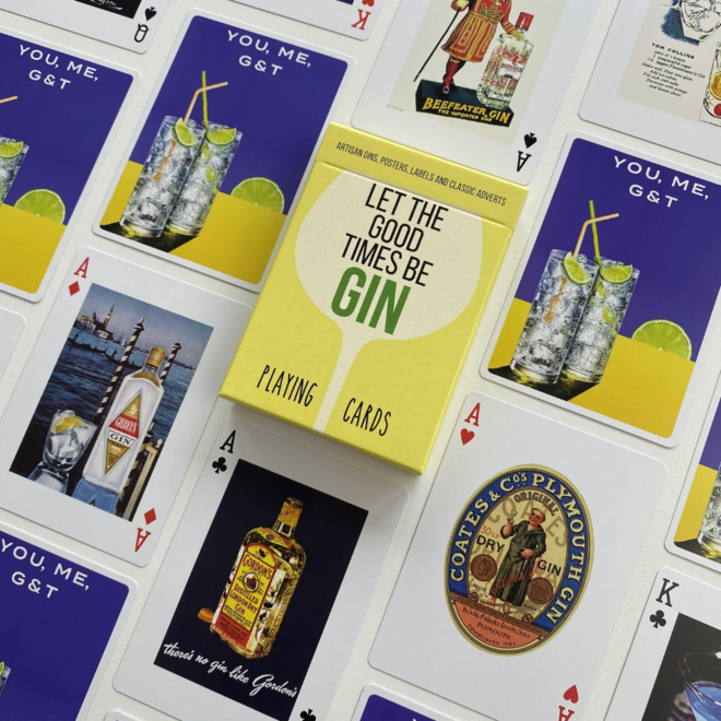 Gibsons Playing Cards: Let The Good Times Be Gin