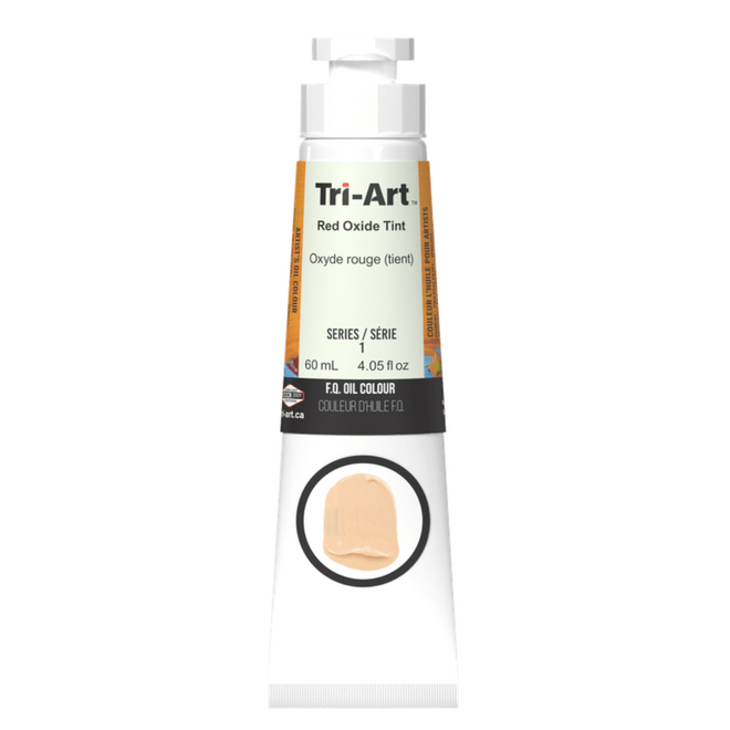 Tri-Art Oil Colours: Series 2 - Red Oxide Tint, 60ml Tube