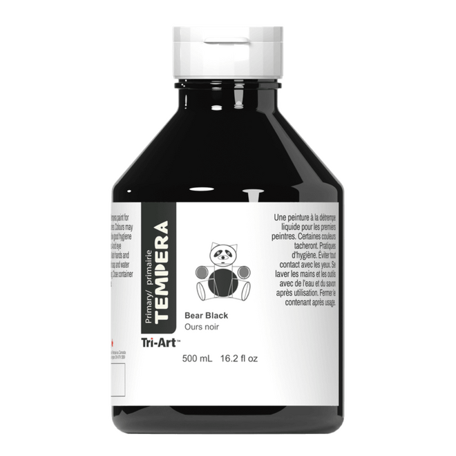 Primary Liquid Tempera: Bear Black - 500mL