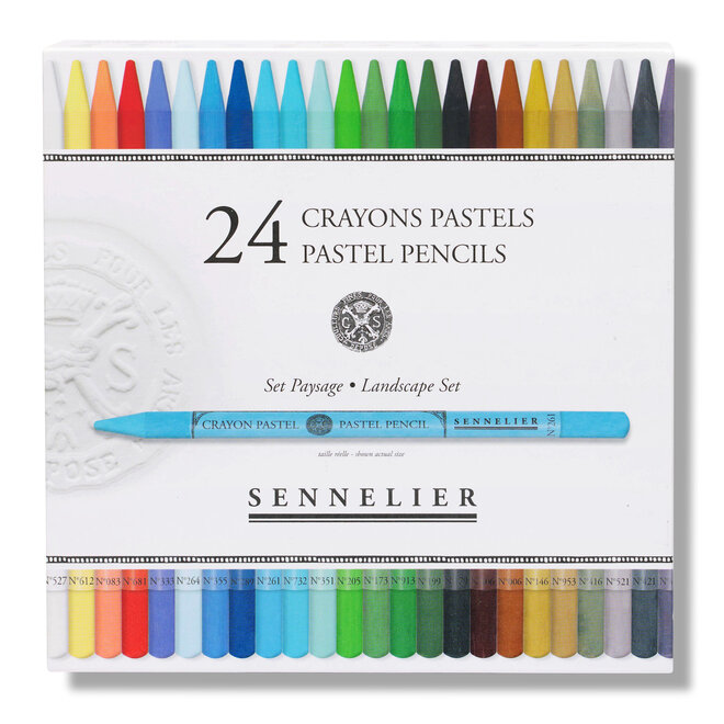Sennelier Pastel Pencils - 24 Colour Set: Landscape