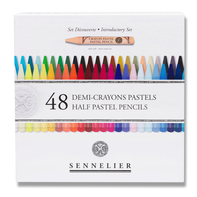 Sennelier Pastel Pencils - Introductory Set of 48 Half Pencils