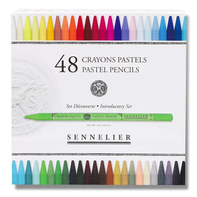 Sennelier Pastel Pencils - Introductory Set of 48 Colours