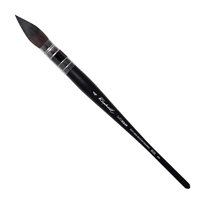 Raphael SoftAqua Synthetic Squirrel Watercolour Brush - Quill 4