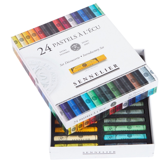 Sennelier Extra Soft Pastels - 24 Colour Introductory Set