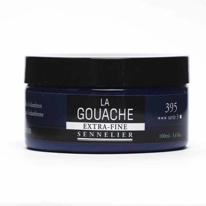 Sennelier Extra-Fine Artist La Gouache 100ml - 395 - Blue Indanthrene