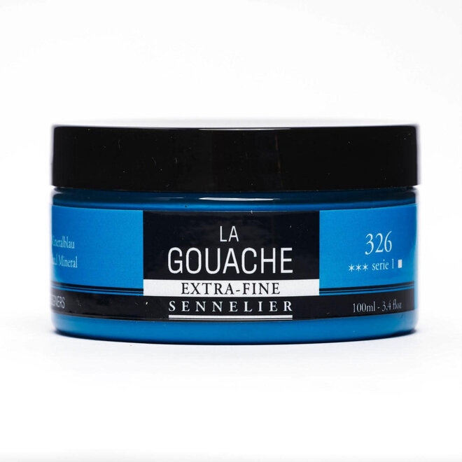 Sennelier Extra-Fine Artist La Gouache 100ml - 326 - Phthalocynanine Blue