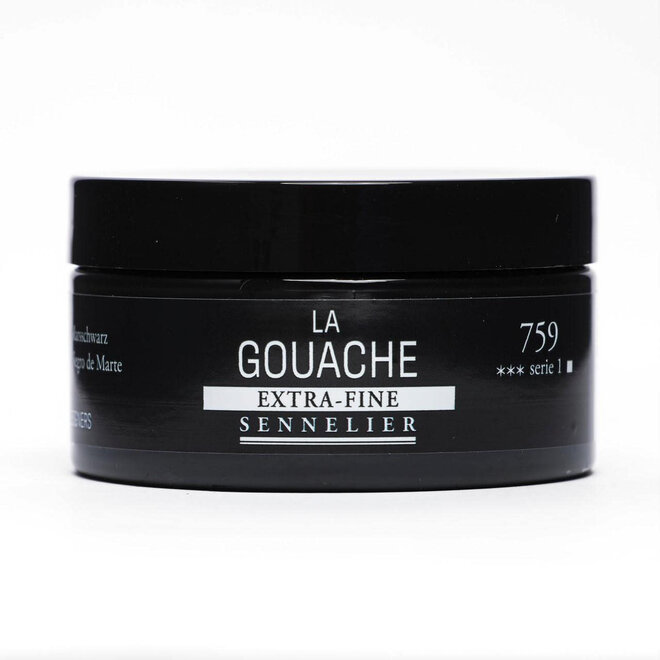 Sennelier Extra-Fine Artist La Gouache 100ml - 759 - Mars Black