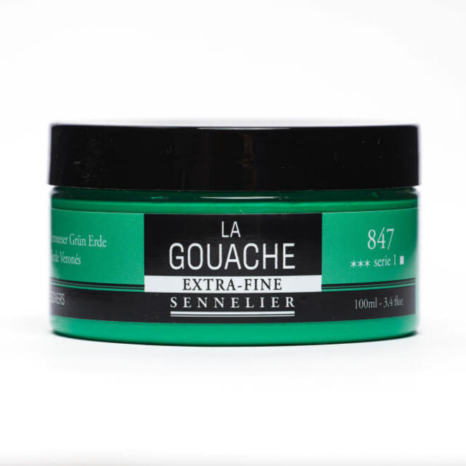 Sennelier Extra-Fine Artist La Gouache 100ml - 847 - Emerald Green