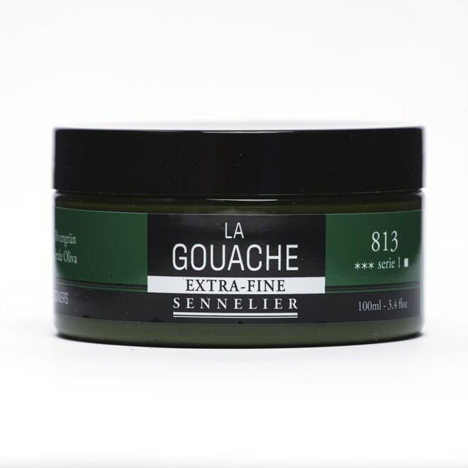 Sennelier Extra-Fine Artist La Gouache 100ml - 813 - Olive Green