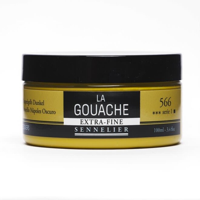 Sennelier Extra-Fine Artist La Gouache 100ml - 566 - Naples Yellow Deep