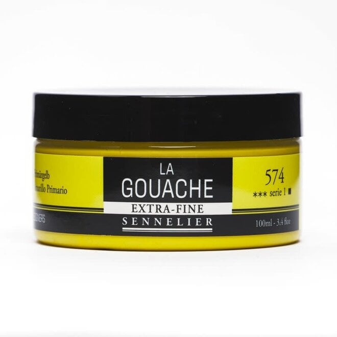 Sennelier Extra-Fine Artist La Gouache 100ml - 574 - Primary Yellow