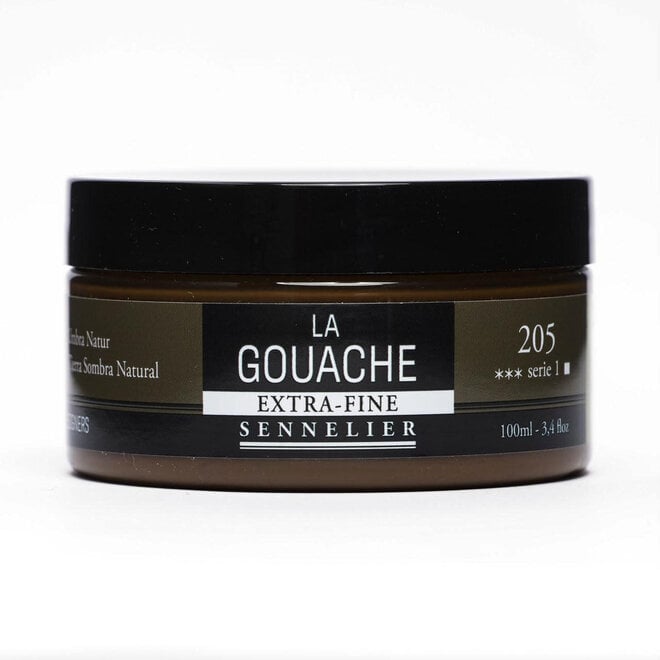 Sennelier Extra-Fine Artist La Gouache 100ml - 205 - Raw Umber