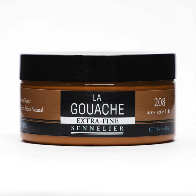 Sennelier Extra-Fine Artist La Gouache 100ml - 208 - Raw Sienna