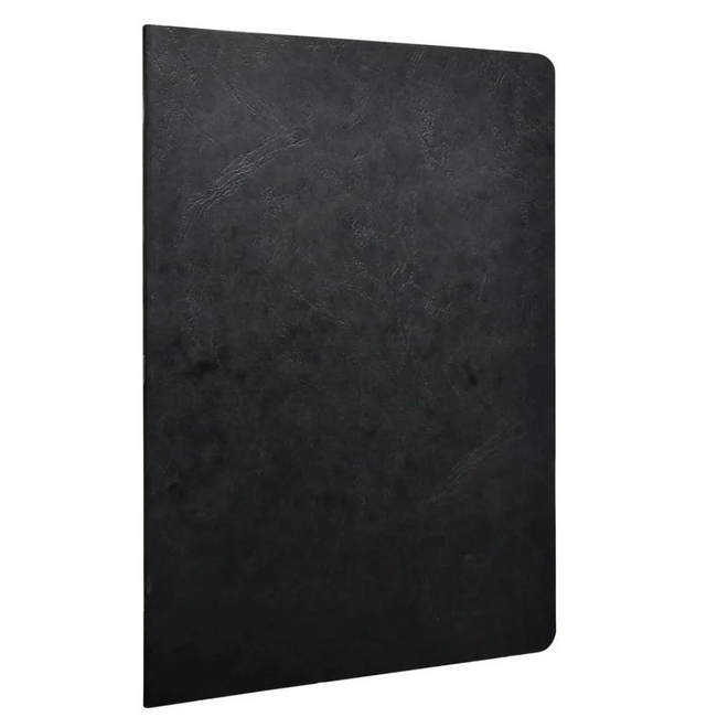Clairefontaine AgeBag Notebook - 96 Page, Lined, 8.25x11.75" - Black