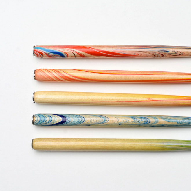 Calligraphy Penholder Marbled Wood Pen Nib Holder